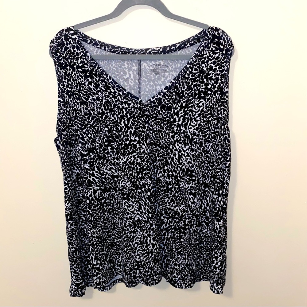 Lane Bryant Sleeveless V-Neck Blouse Plus Size 18/20